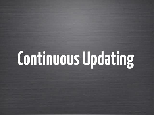 Continuous Updating with VersionEye at code.talks 2014