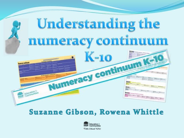Numeracy Continuum course
