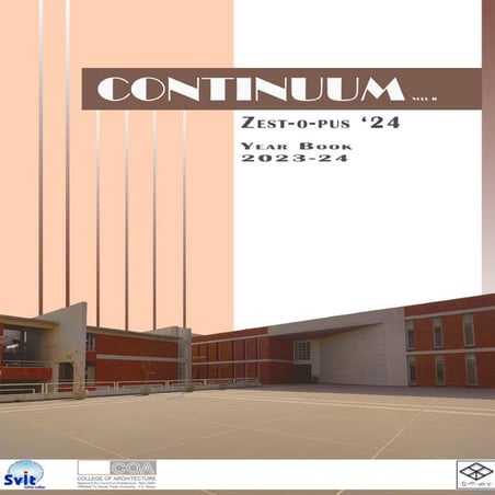 College of Architecture - SVIT Vasad CONTINUUM VOL II