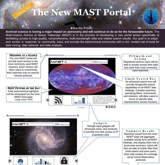 HST3 MAST Portal Poster
