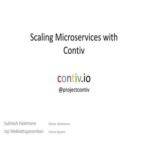 Contiv kubernetes-microservices-feb25-v0.3