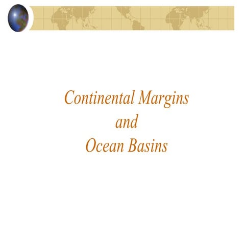 Continental margins