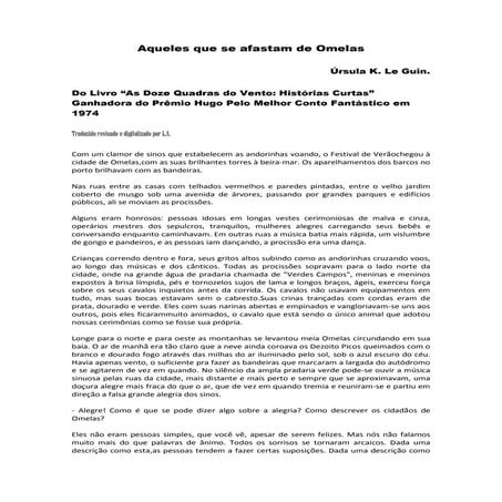 Conto_Aqueles que se afastam de omelas