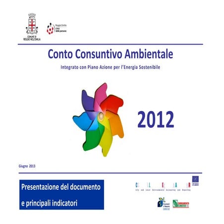 Conto consuntivo ambientale 2012 sintesi