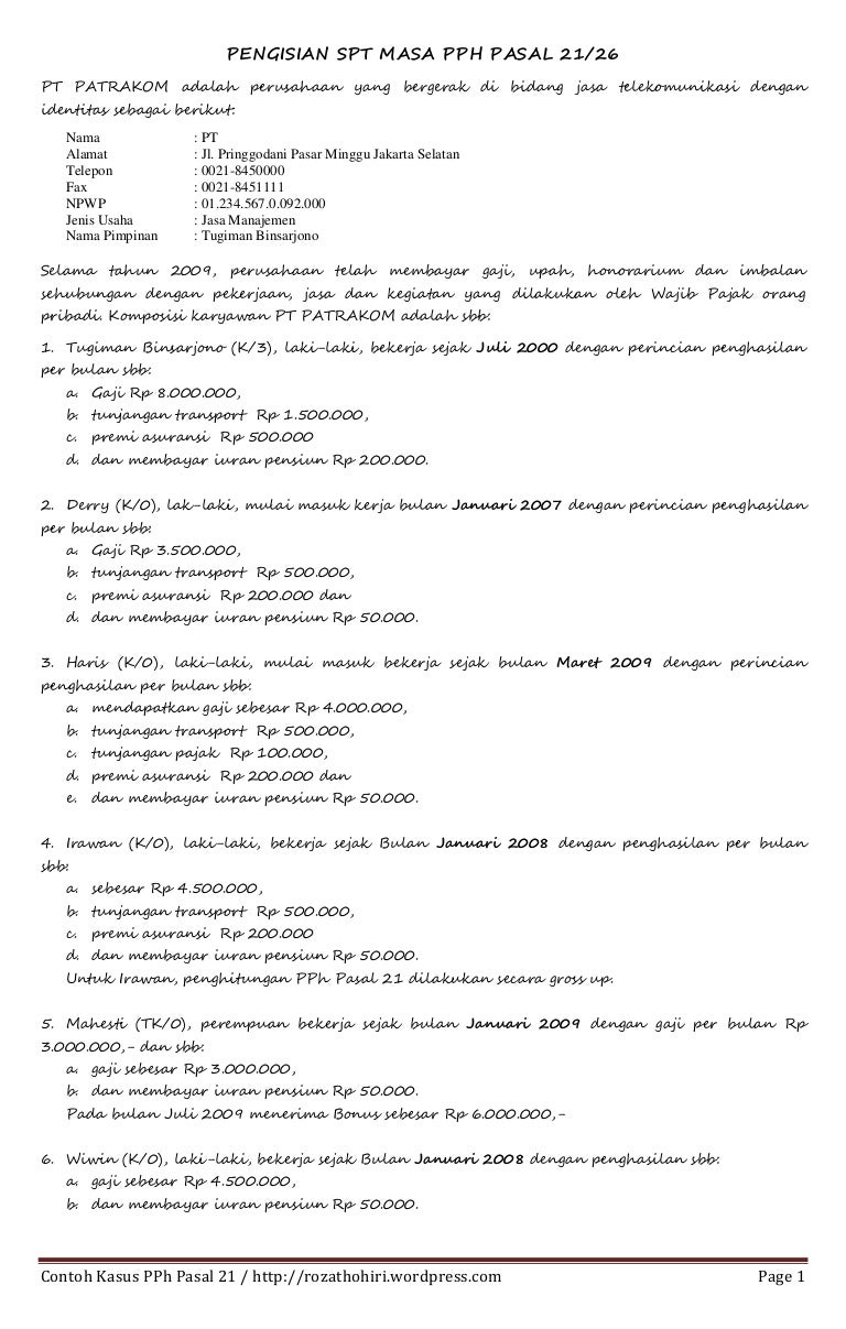 Contoh kasussptpphpsl21