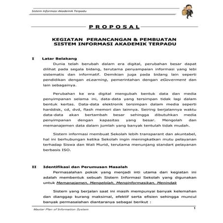 Contoh project sistem informasi