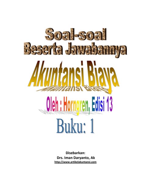 22+ Contoh Soal Metode Scattergraph Dalam Akuntansi Biaya