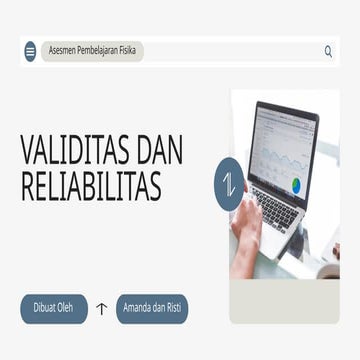 Contoh asesmen validitas reliabilitas.pptx
