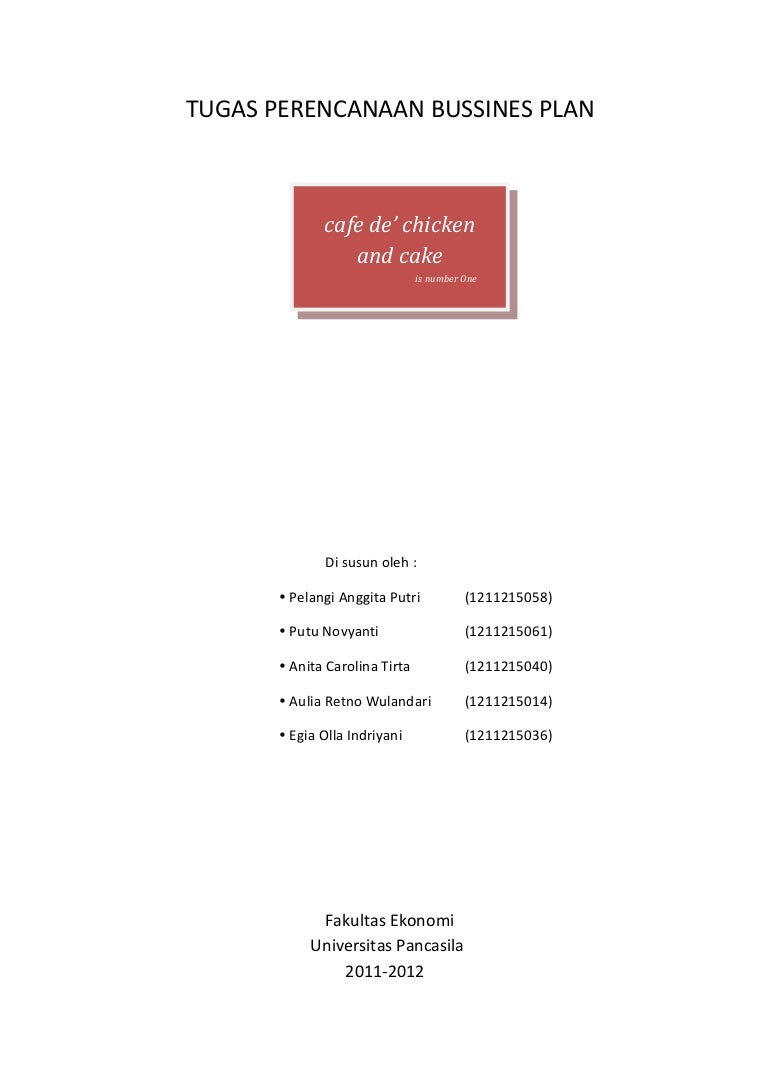 Contoh Bussines Plan