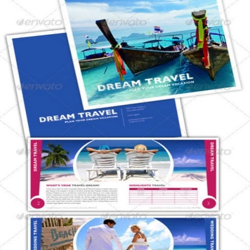 Contoh desain brosur tour dan travel terbaik