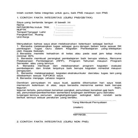 Apa Itu Fakta Integrasi