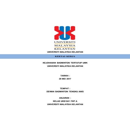 Contoh format terkini contoh kertas kerja kkb