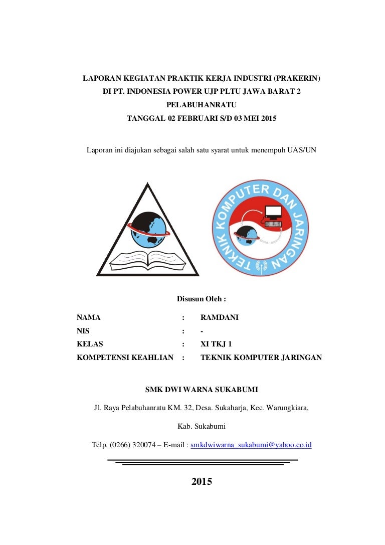 Contoh Laporan Prakerin