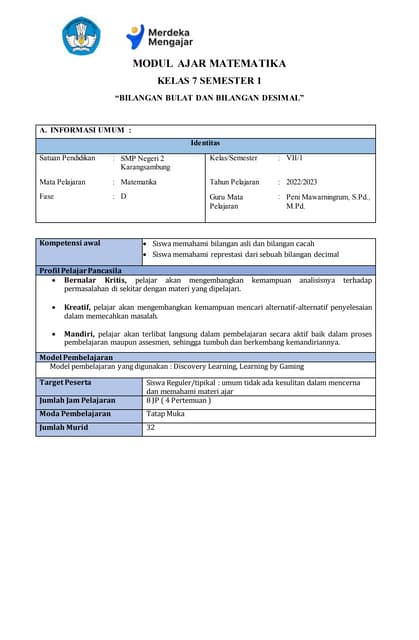 MODUL AJAR MATEMATIKA KELAS 2 KURIKULUM MERDEKA.pdf
