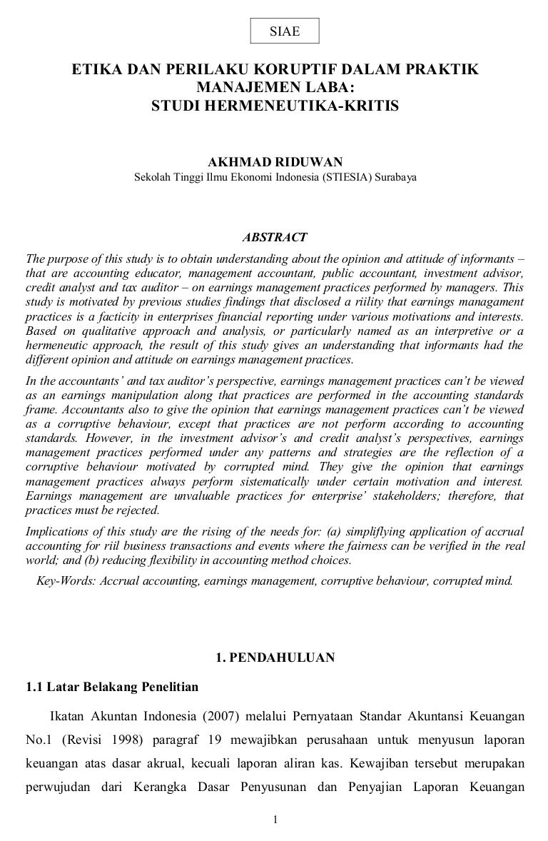 Contoh Penelitian Kualitatif Bagus