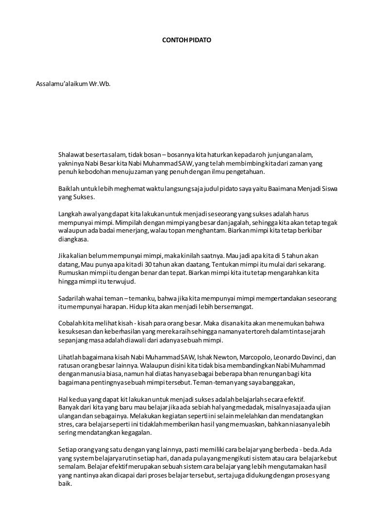 Pidato Tentang Kegagalan Awal Dari Kesuksesan Sketsa