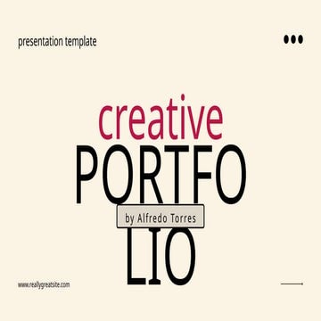 Contoh Template Untuk Presentasi Pembuatan Portofolio Pptx