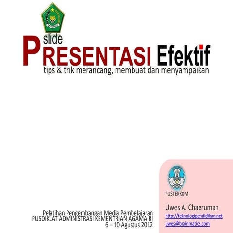 Contoh presentasi ala zen