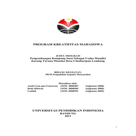 CONTOH PKM GT | PDF