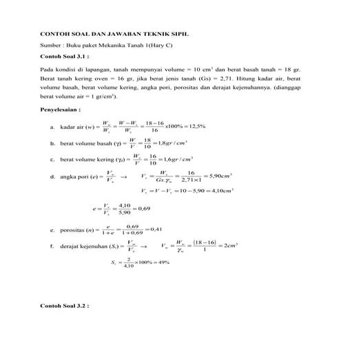 Contoh soal dan_jawaban_teknik_sipil