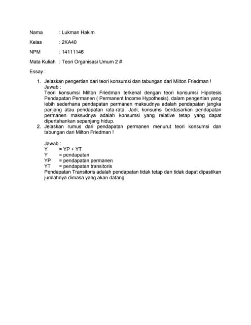 Contoh masalah ekonomi dalam kehidupan sehari hari image