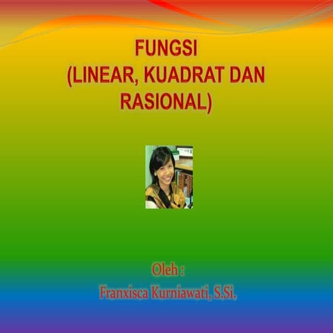 Contoh Soal Fungsi Kuadrat