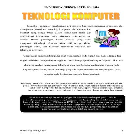 Contoh soal indentasi