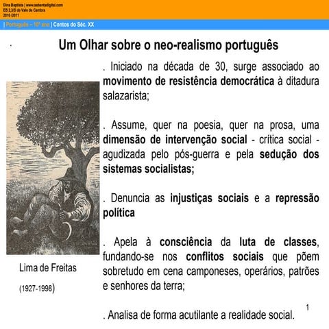 Contos do séculoXX | neo-realismo