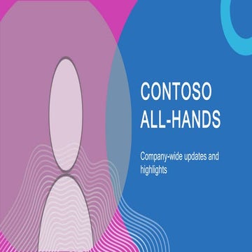 CONTOSO template pptx