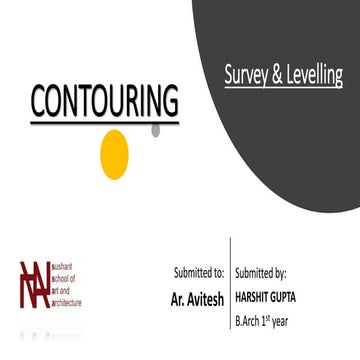 Contour lines - Survey & Levelling