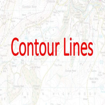 Contour lines