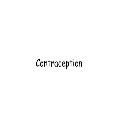 Contraception
