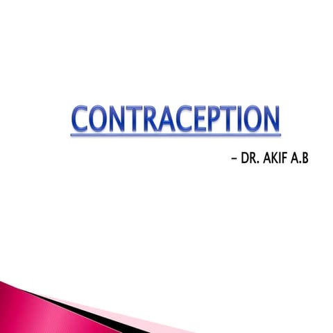 Methods of Contraception | PPT