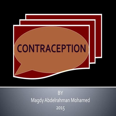 Contraception.