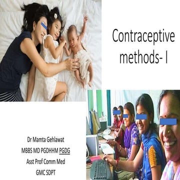 Overview of contraceptive methods table uptodate | PDF