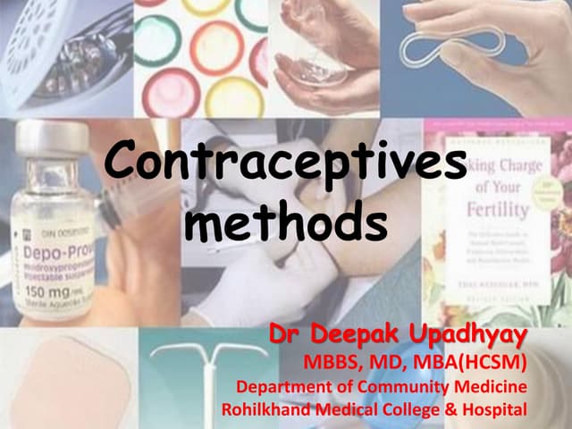 Methods of family planning | PPTX