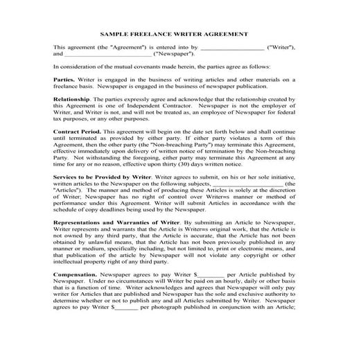 PUBLISHING AGREEMENT | PDF