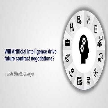 Will Artificial Intelligence drive future contract negotiations?