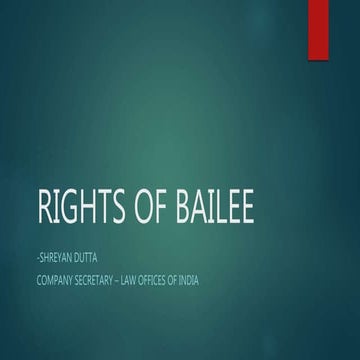 What Are The Rights Of A Bailee? – BPLH