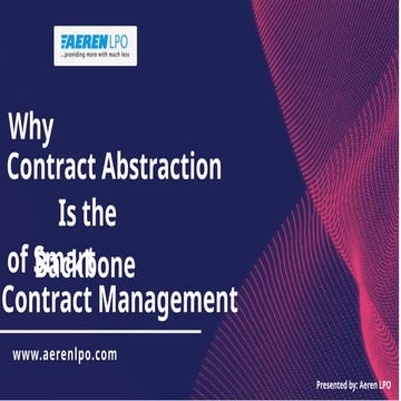Contract Abstraction: The Backbone of Smart Contract Management for ...
