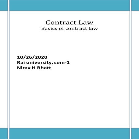 Contract act