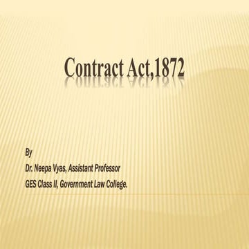 Contract act part 1