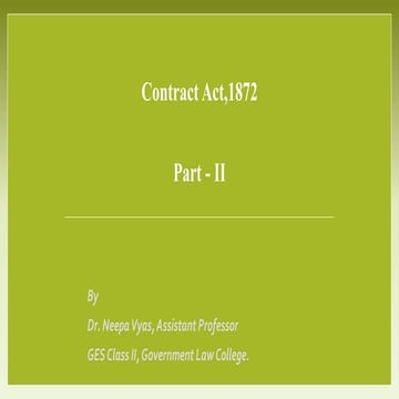 Contract act part 2