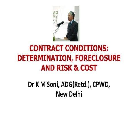 Contract Conditions