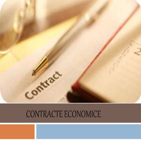 Contracte economice