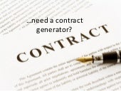 Need a contract generator?