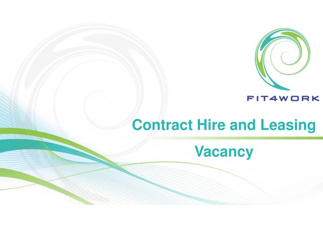 Short Term Contract - Executive Lev...