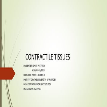 CONTRACTILE TISSUES. medical physiologyptx
