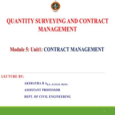 Contract management