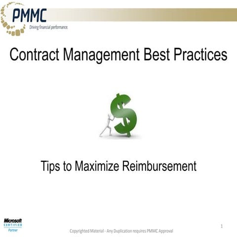 Contract Management Best Practices: Tips to Maximize Reimbursement